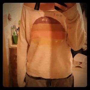 American eagle off the shoulders sweater